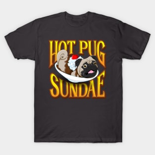 Hot Pug Sundae T-Shirt